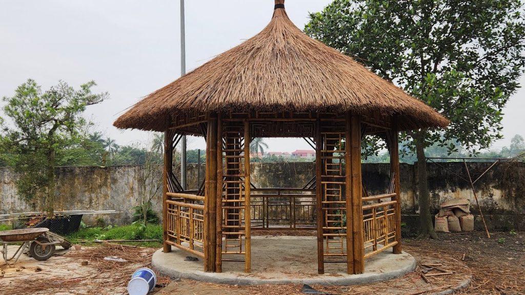 Nhà chòi mái tranh truyền thống - nét đẹp văn hóa Việt Nam Nhà chòi mái tranh truyền thống - nét đẹp văn hóa Việt Nam