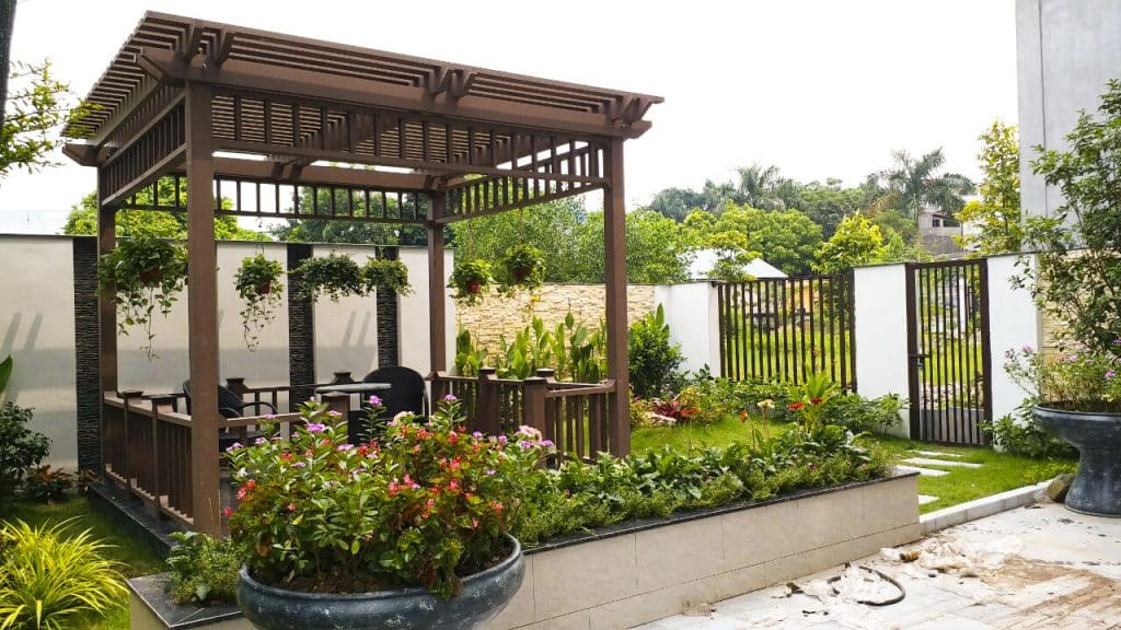 Chòi sân vườn hiện đại – tối giản, sang trọng Chòi sân vườn hiện đại – tối giản, sang trọng