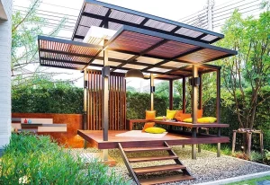 Thiết Kế Chòi Nghỉ Sân Vườn Độc Đáo – Nâng Tầm Không Gian Sống Cùng Cảnh Quan Minh Hiếu