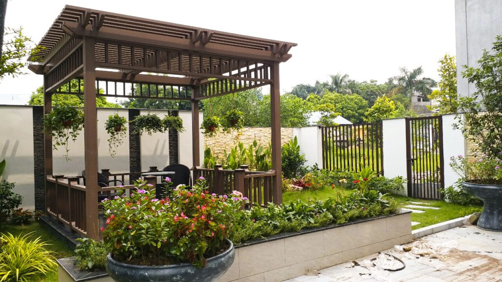 Thiết kế thi công chòi sân vườn