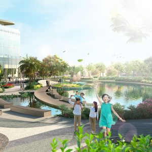 cảnh quan khu đô thị Phong cách Hiện đại – Tối giản