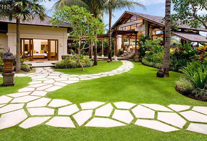 Thi công lối đi – đường dạo sân vườn