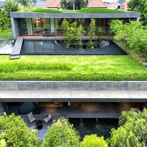 Thi Công Vườn Trên Mái Biệt Thự 2 Thi Công Vườn Trên Mái Biệt Thự