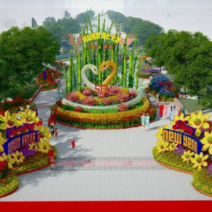 Thiết kế Thi công cảnh quan đường hoa, phố đi bộ