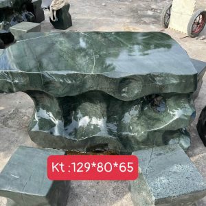 đá cẩm thạch xanh tự nhiên nguyên khối