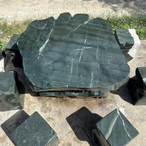 đá cẩm thạch xanh tự nhiên nguyên khối
