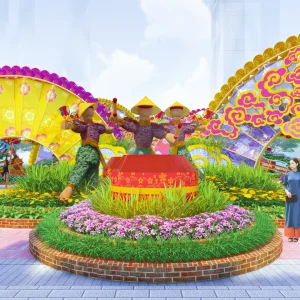 Thiết kế Thi công cảnh quan đường hoa, phố đi bộ