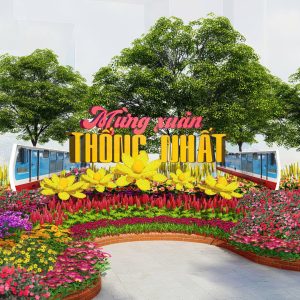 Thiết kế Thi công cảnh quan đường hoa, phố đi bộ
