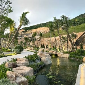 Thi công cảnh quan khu di tích, công trình văn hóa