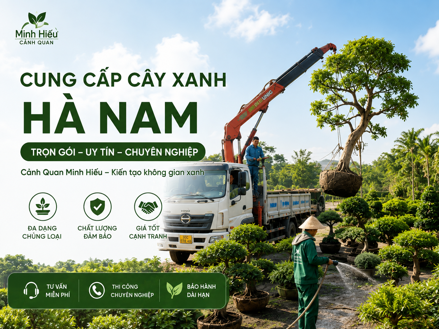 Cung Cấp Cây Xanh Hà Nam Uy Tín, Trọn Gói - 094 898 0088 2 Cung cấp cây xanh Hà Nam trọn gói tại Cảnh Quan Minh Hiếu