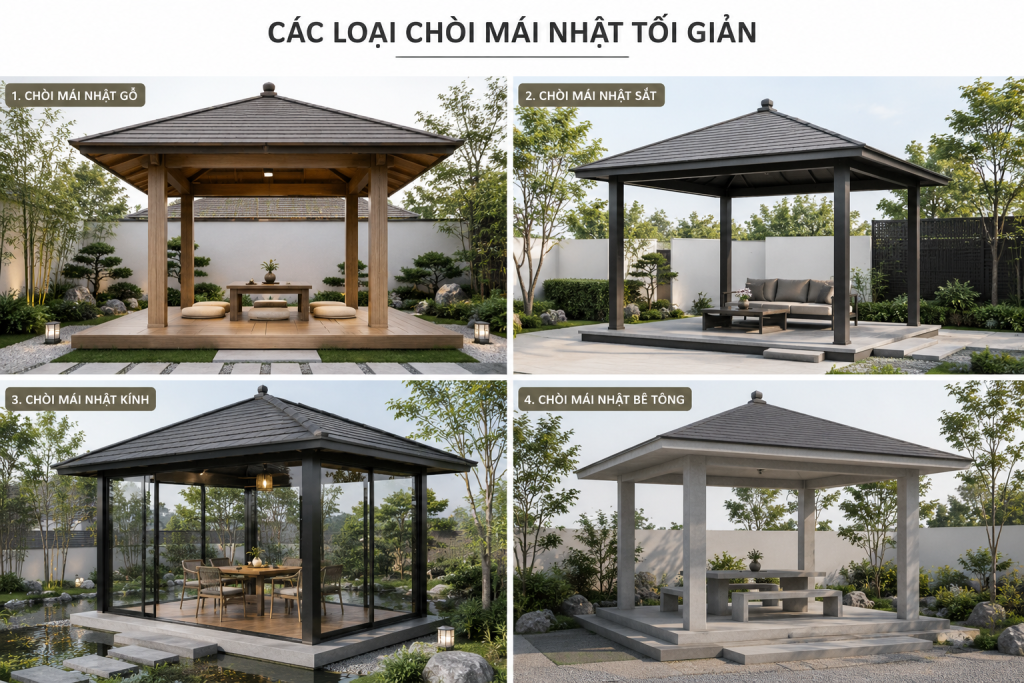 Một số chòi mái nhật