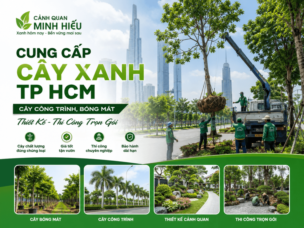 Cung cấp cây xanh TP HCM tại Cảnh Quan Minh Hiếu