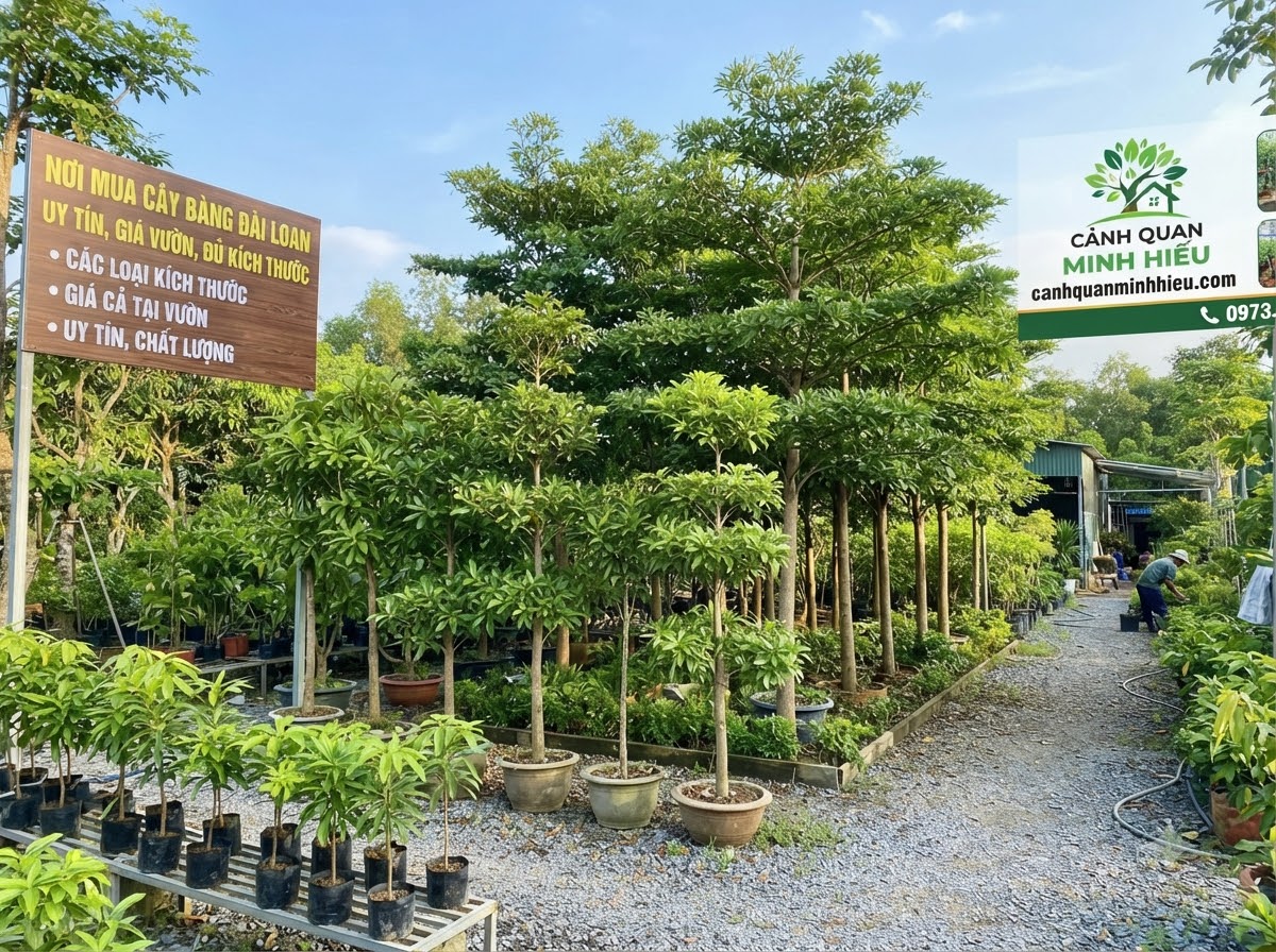 Mua Cây Bàng Đài Loan Ở Đâu Uy Tín, Giá Vườn, Đủ Kích Thước